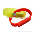 Hot Sell Fashion Silicone USB Bracelet, OEM Orders are Welcome